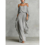 Caoimhe | The Chiffon Off-Shoulder Set