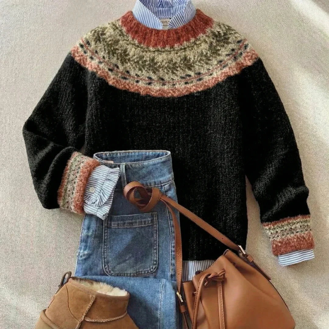 ELVARA | CHIC VINTAGE KNIT JUMPER