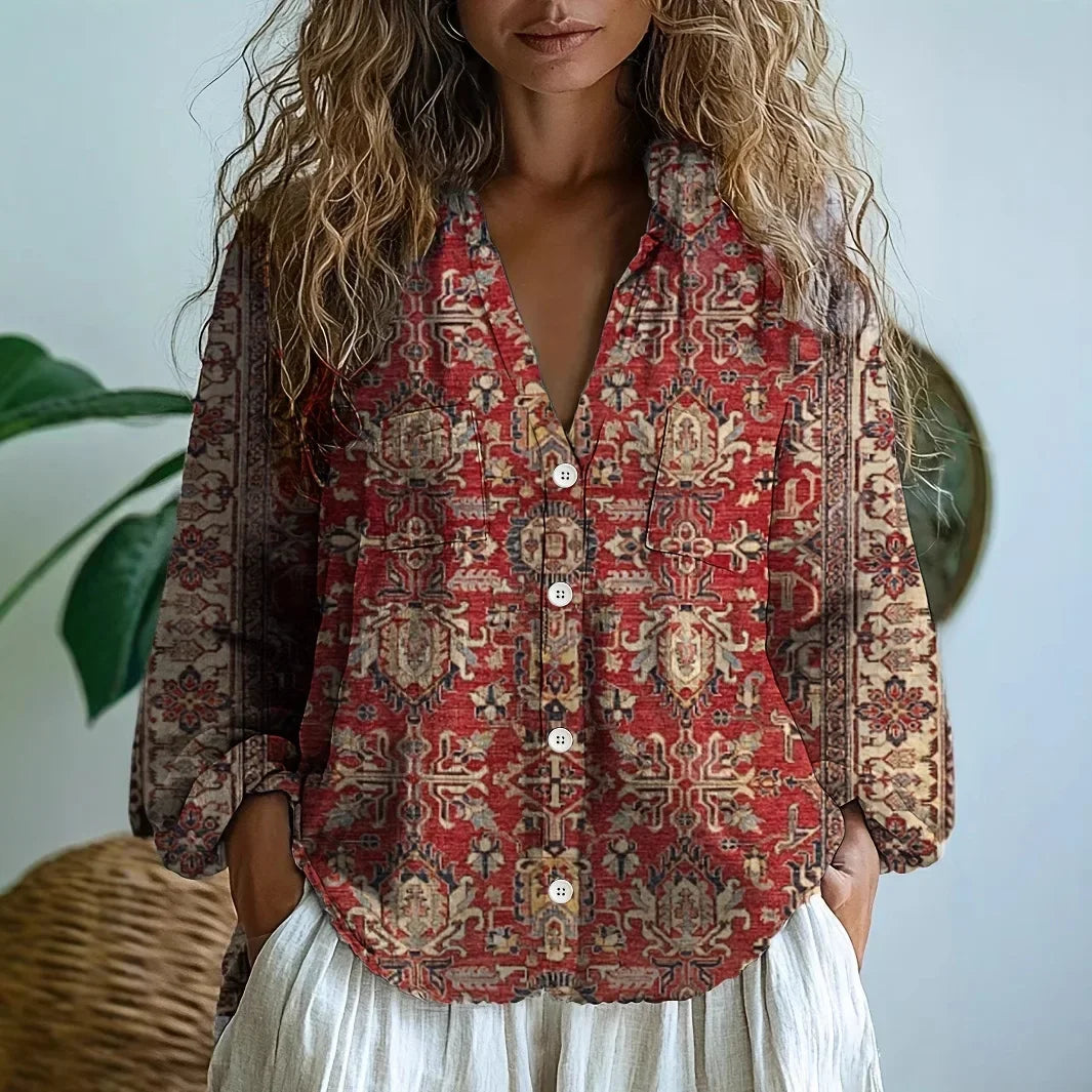 Aoife | The Linen Button-Down Blouse