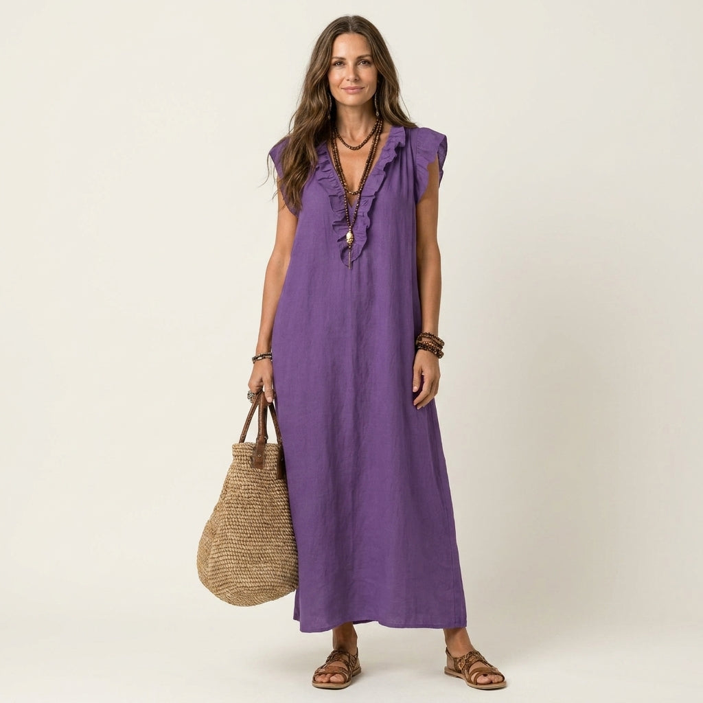 Muireann | The Linen Maxi Dress