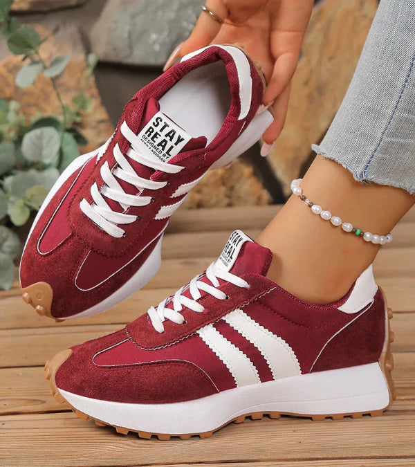 Babs | Comfortabele trendy sneakers met stabiele zool