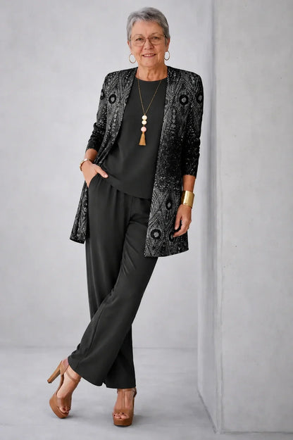 Emer | The Three-Piece Cardigan Set
