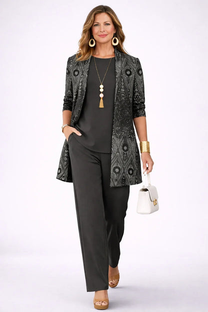 Emer | The Three-Piece Cardigan Set