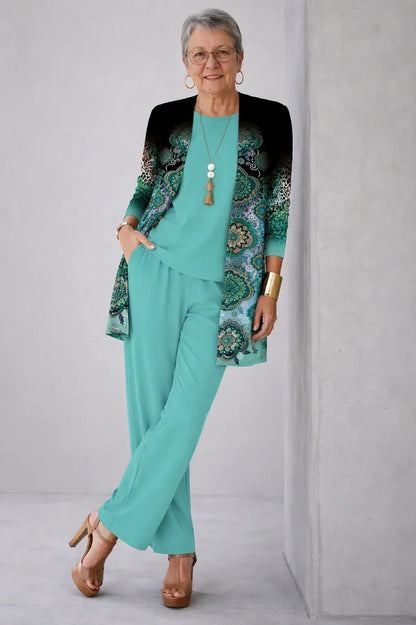 Emer | The Three-Piece Cardigan Set