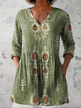 Grainne | The Long V-Neck Blouse