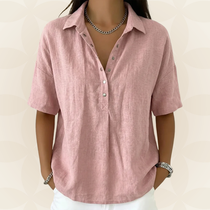 Sorcha | The Collared Button Blouse