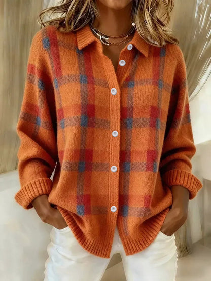 Brígh | The Plaid Knit Cardigan