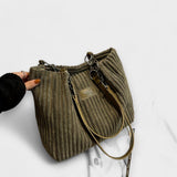 Malva – Soft Shoulder Bag Made of Velours