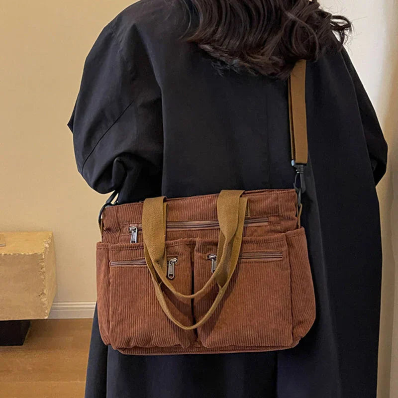 Elena | Urban Cord Tote Bag