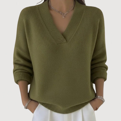 MERLIE – RELAXED V-NECK