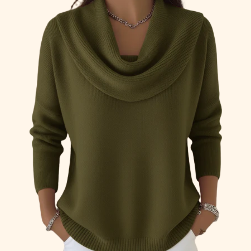 Fiona | The Cowl Neck Knit Jumper