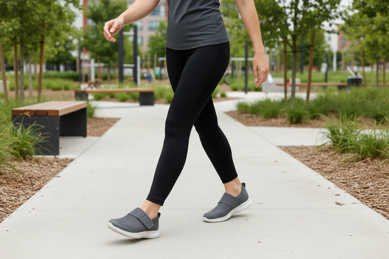 lagoz Berth | Orthopedische Diabetes Schoenen Unisex – Brede Klittenband Schoenen