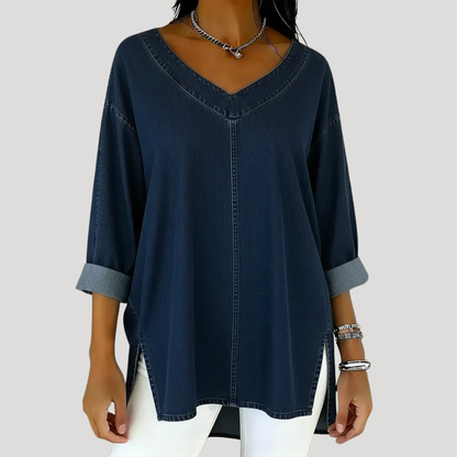 CHELSY – DENIM TOP
