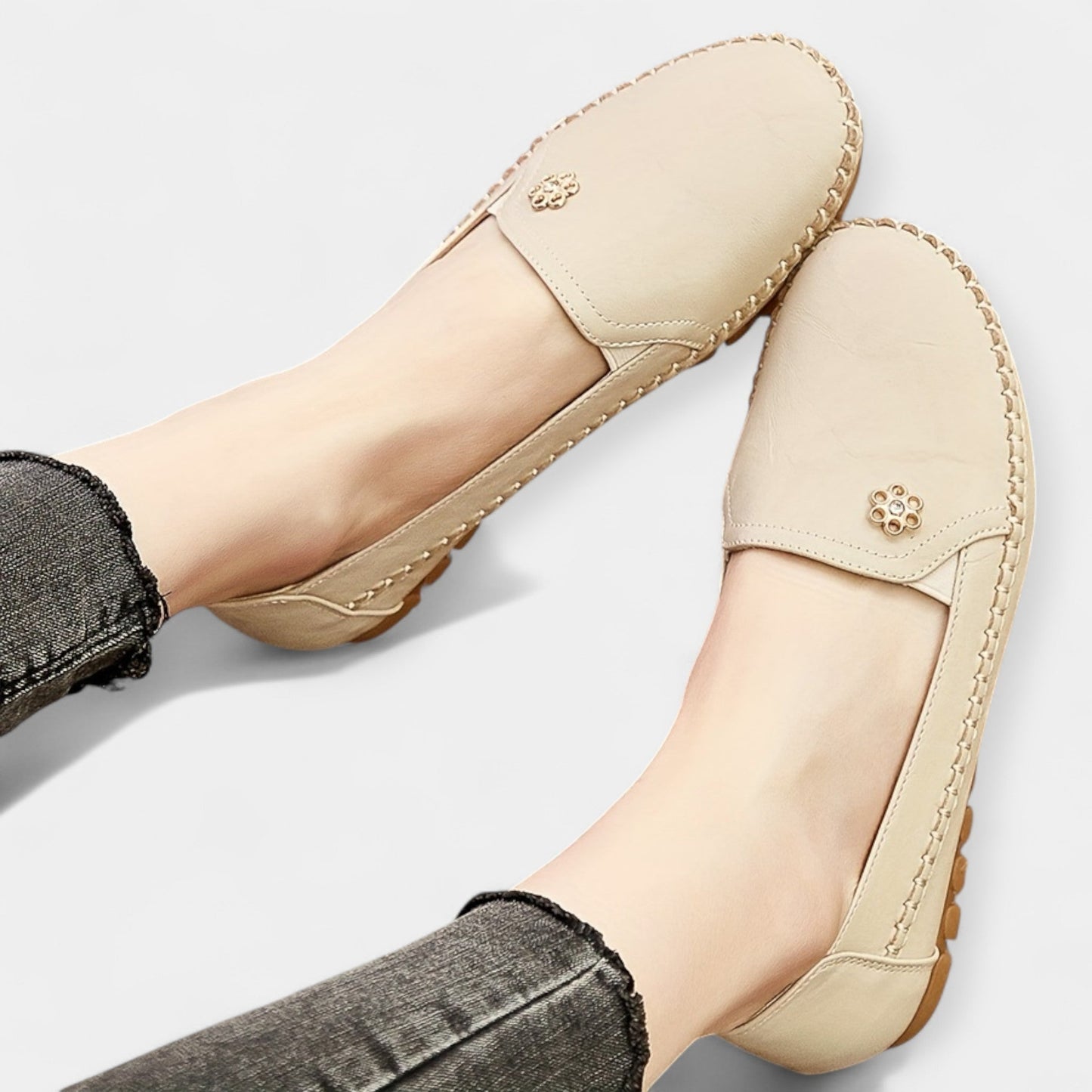 Karolína Sophisticated Linen Slip-On Sneakers Everyday