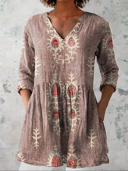 Grainne | The Long V-Neck Blouse