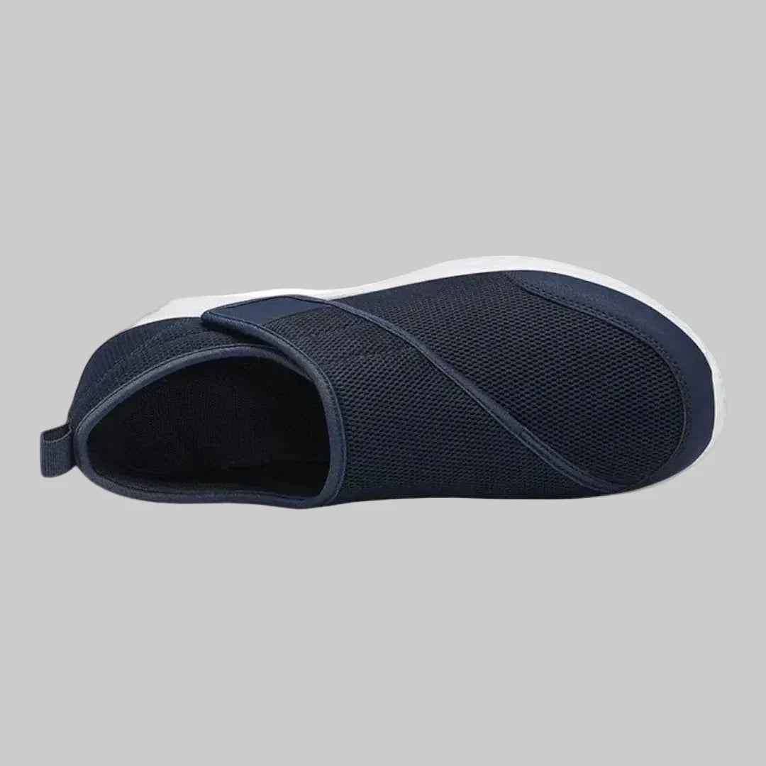lagoz Berth | Orthopedische Diabetes Schoenen Unisex – Brede Klittenband Schoenen