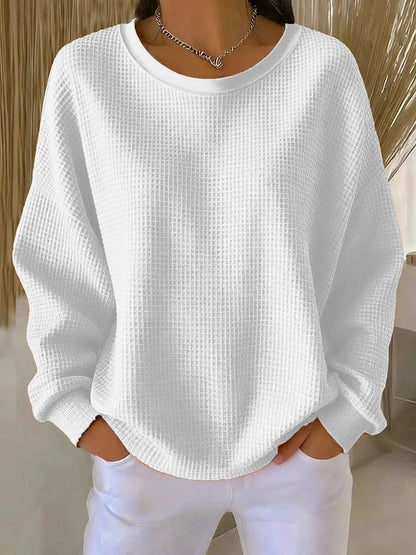 Cecilia | Relaxed Waffle-Texture Sweater