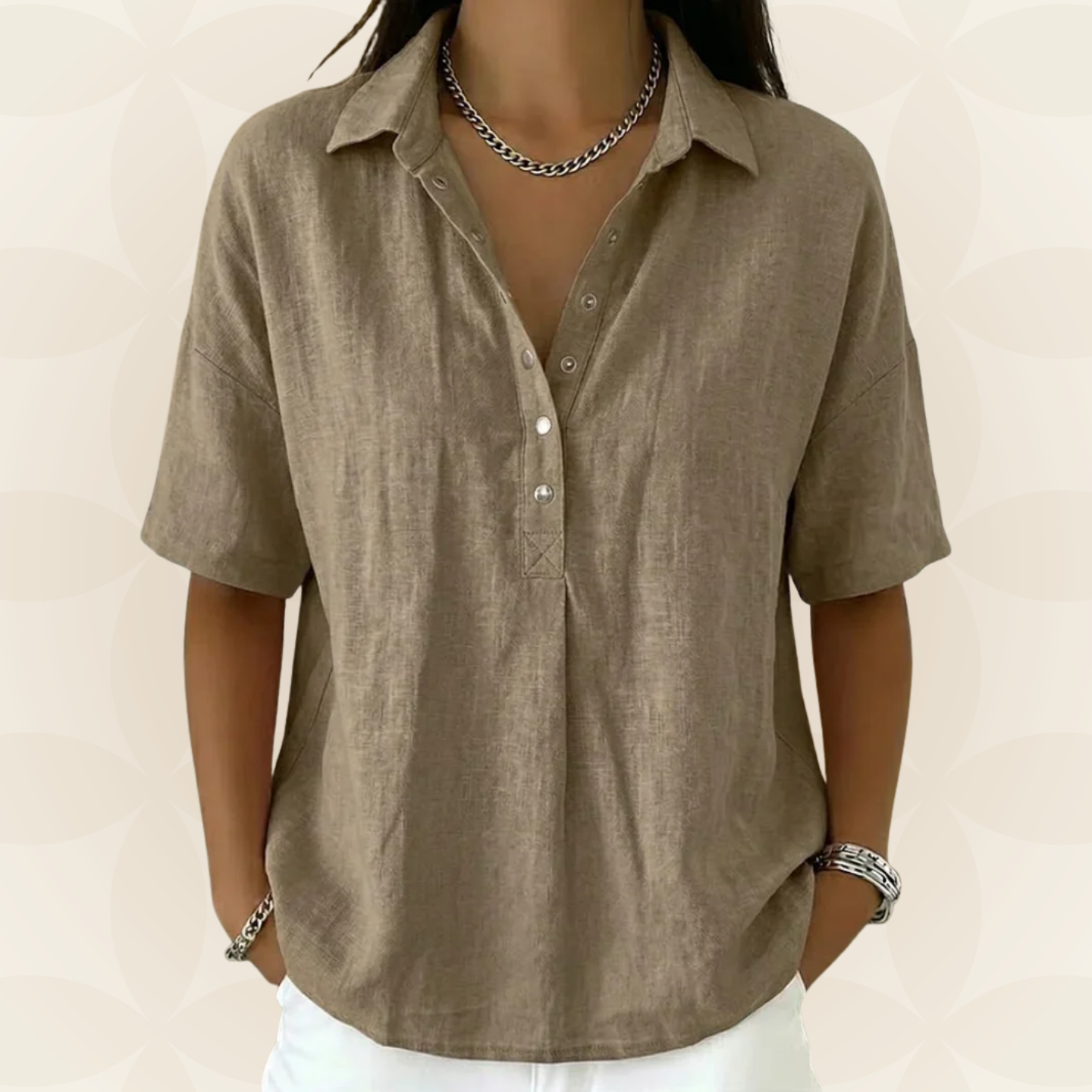 Sorcha | The Collared Button Blouse