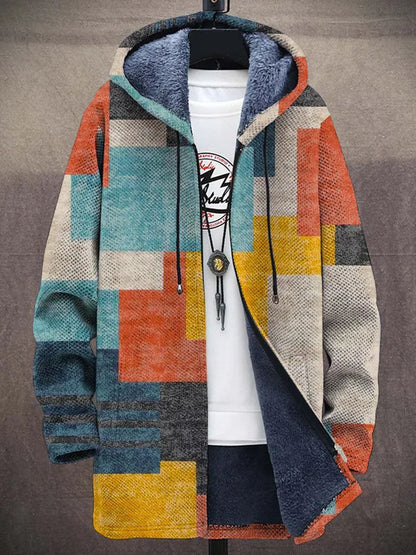 Vivienne | Artful Hooded Cardigan