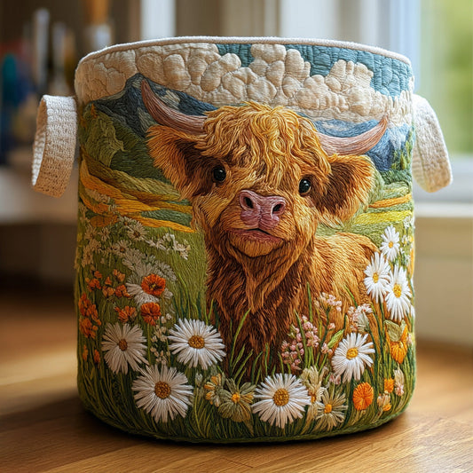 Fiorenza | Hand-Quilted Laundry Basket