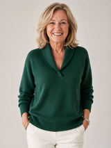 Brigid | The Soft V-Neck Jumper