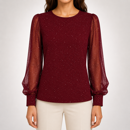 Oonagh | The Elegant Shimmer Blouse