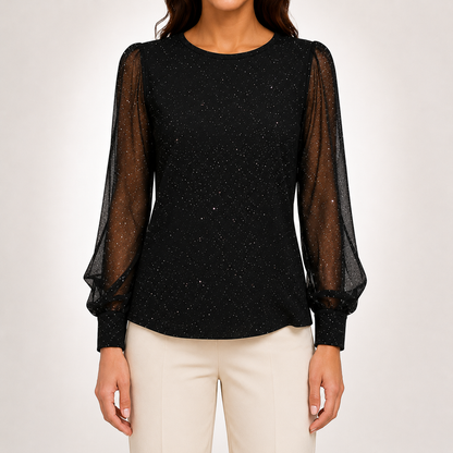 Oonagh | The Elegant Shimmer Blouse