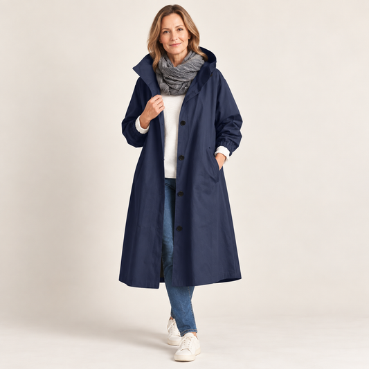 Aine | The Hooded Longline Trench Coat