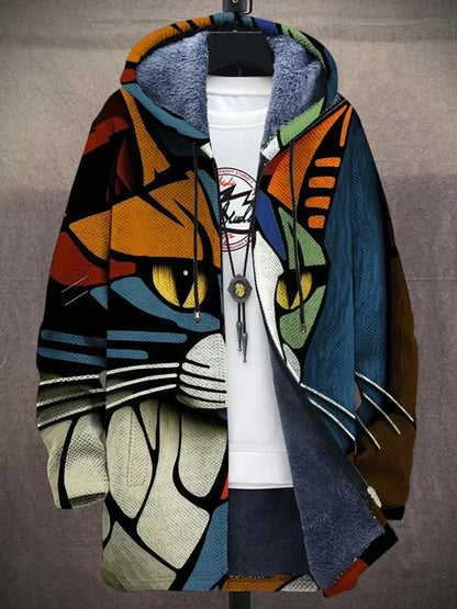 Delia | Artistic Hooded Cardigan