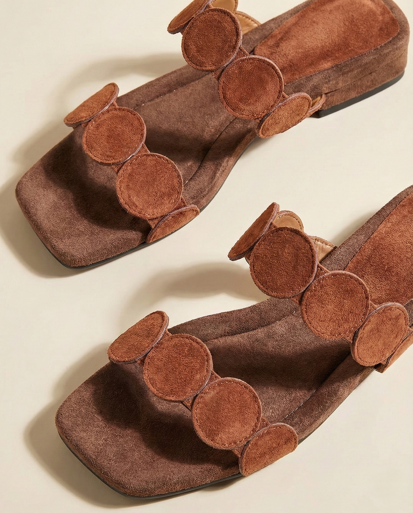 Aurelia Croc-Embossed Leather Mules