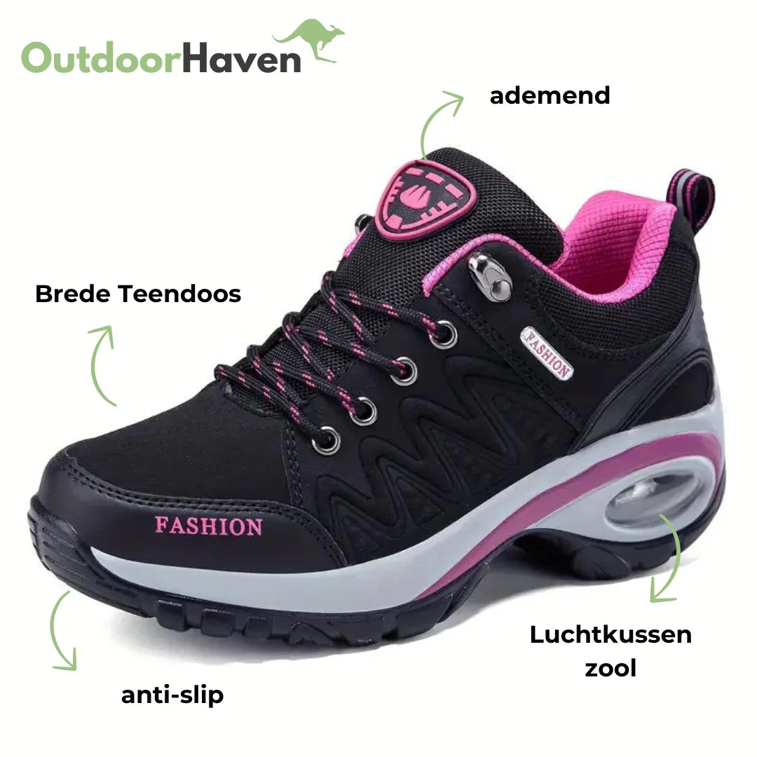 Dames Wandelschoen - Waterdicht - Brede Voet
