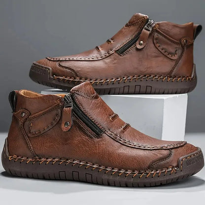 Kerry | The Leather Side-Zip Shoe