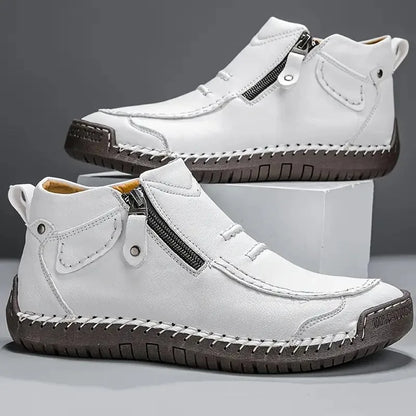 Kerry | The Leather Side-Zip Shoe