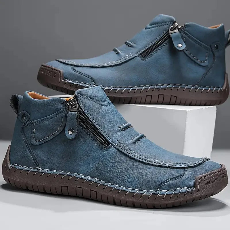 Kerry | The Leather Side-Zip Shoe