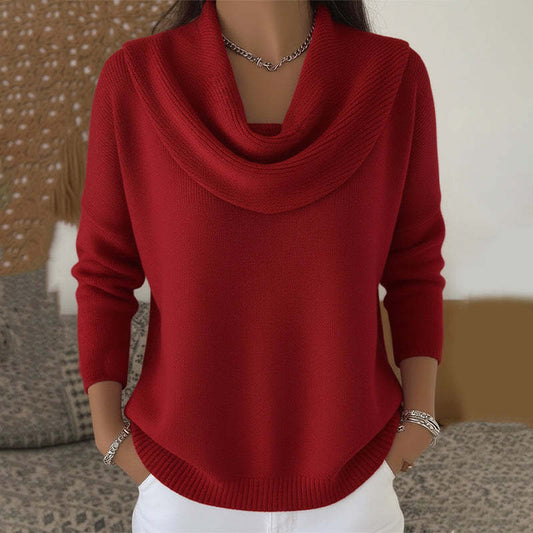 Fiona | The Cowl Neck Knit Jumper