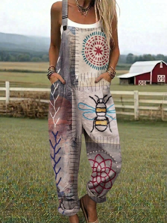 Talia™ | Graphic Jumpsuit