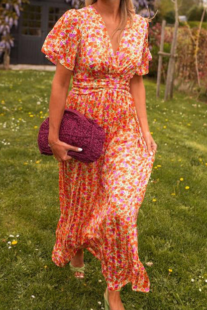 Lyra | Elegant Maxi Dress With Flowers