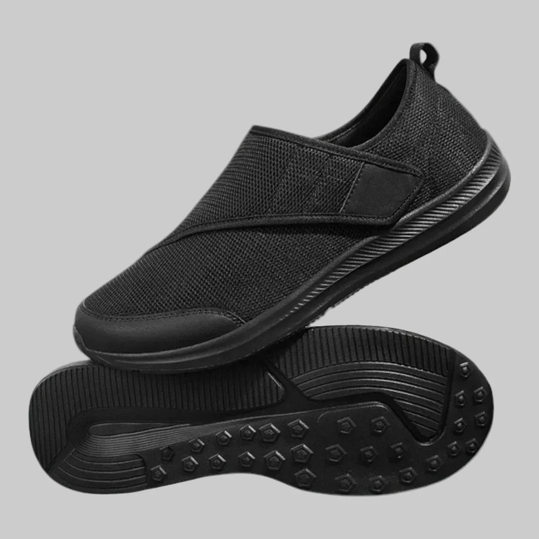 lagoz Berth | Orthopedische Diabetes Schoenen Unisex – Brede Klittenband Schoenen