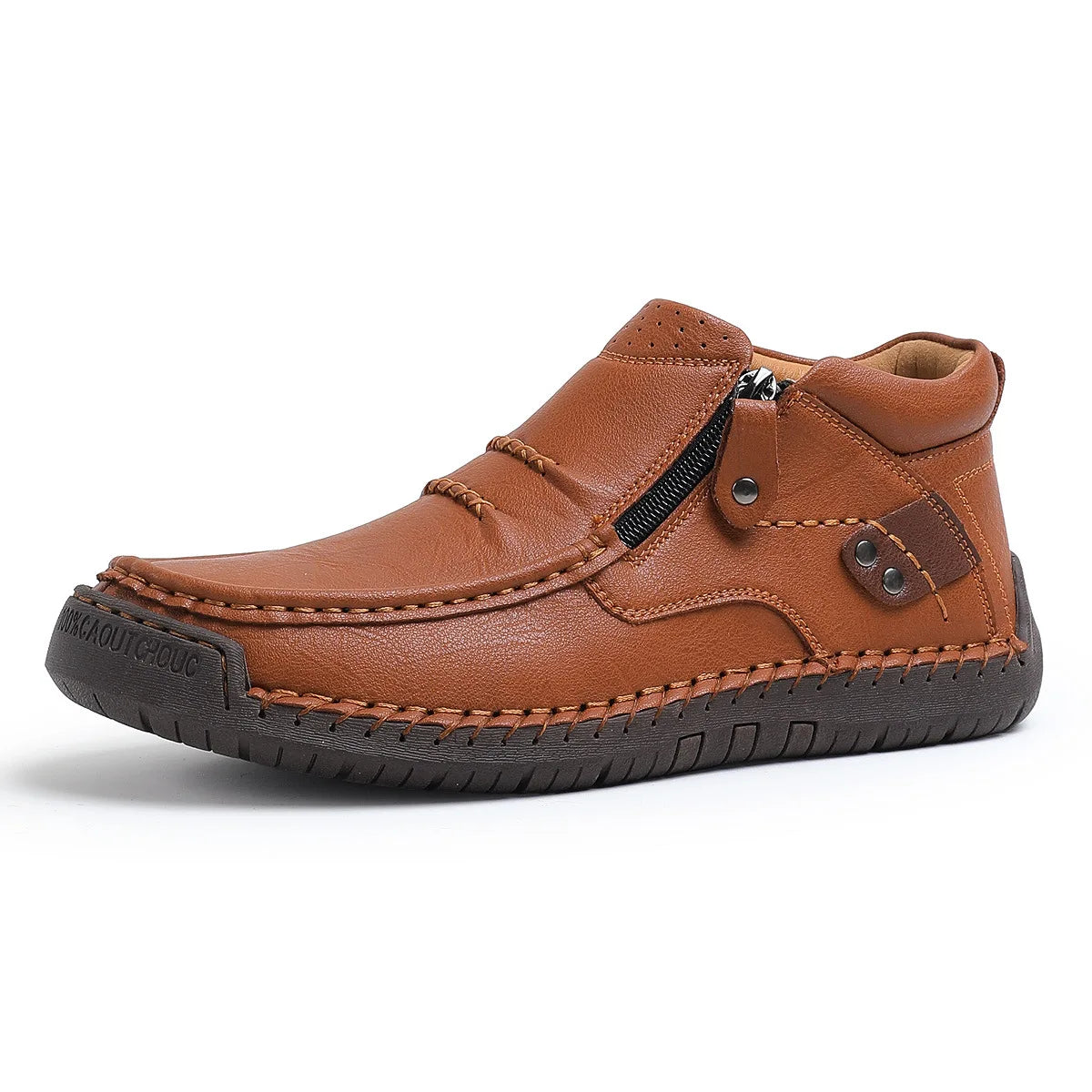 Fiachra | The Leather Zip Ankle Boot