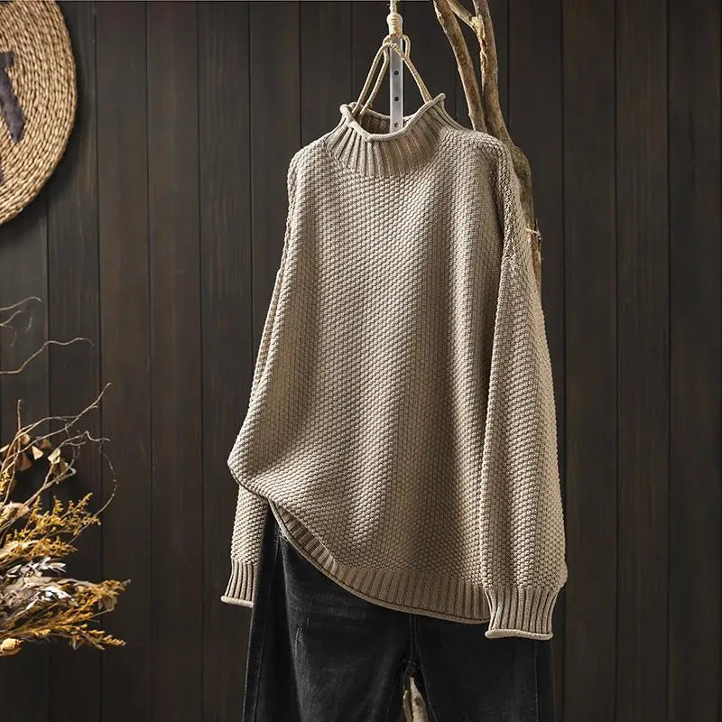 Ide | The Mock Neck Knit Sweater