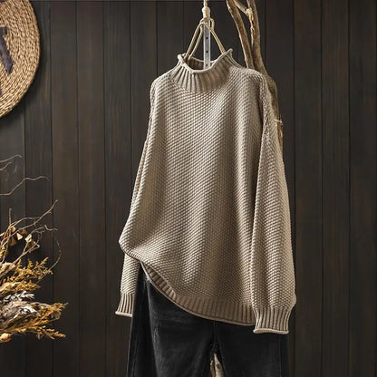 Ide | The Mock Neck Knit Sweater