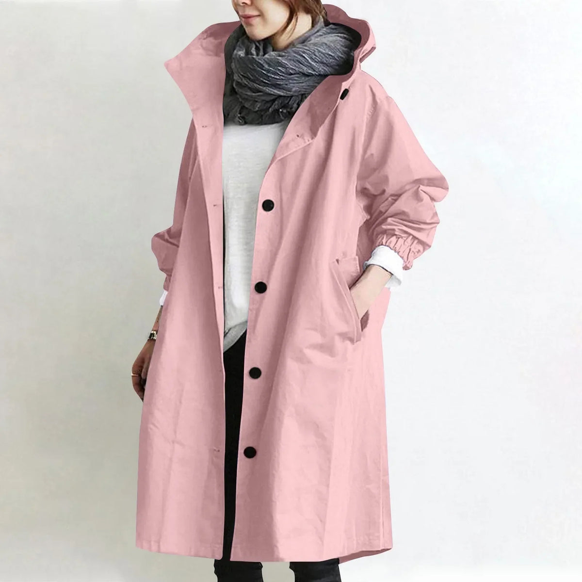 Aine | The Hooded Longline Trench Coat