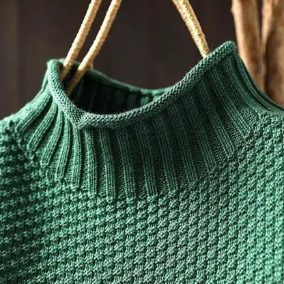 Ide | The Mock Neck Knit Sweater