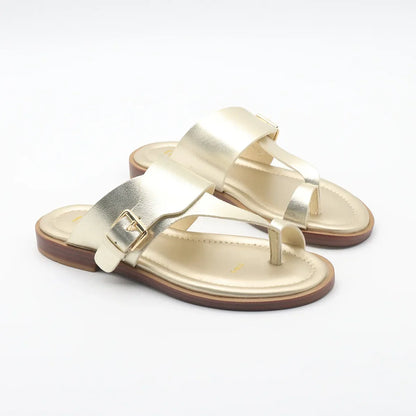 Valencia Leather Buckle Sandal