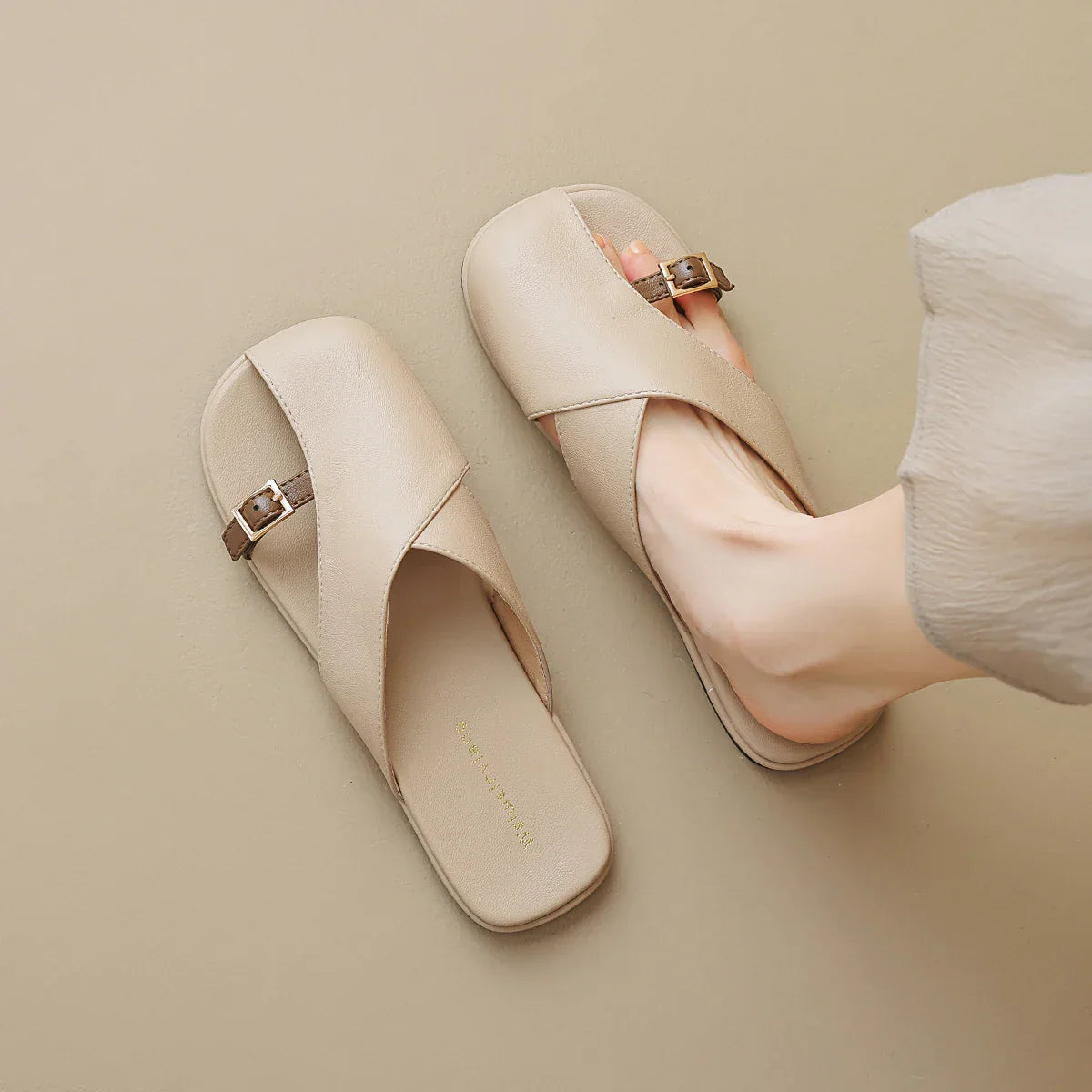 Minimalist Buckle Sandals