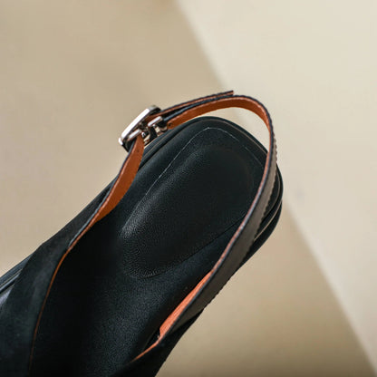Valetta Cross-Strap Platform Sandal