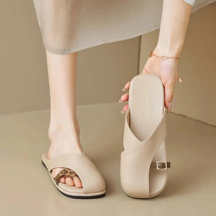 Minimalist Buckle Sandals