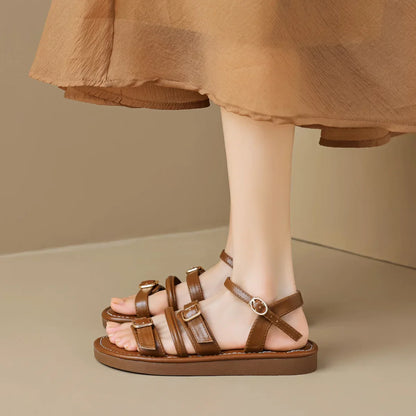 Malibu Leather Sandals