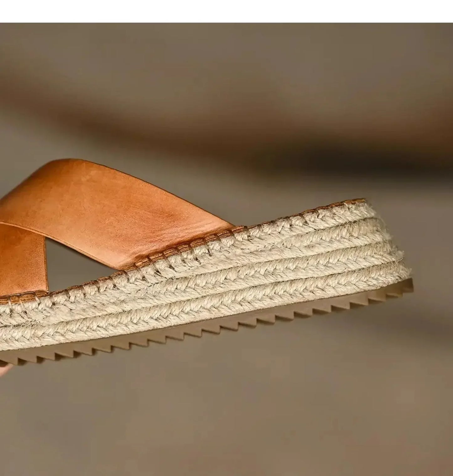 Sorella Woven Leather Platform Sandals