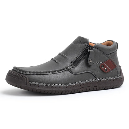 Fiachra | The Leather Zip Ankle Boot
